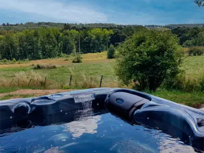 Aussicht vom Ferienhaus [Sommer]