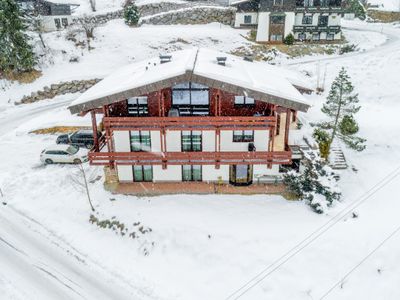 Außenseite Ferienhaus [Winter]