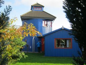 Eingang am Ferienhaus Leuchtturm