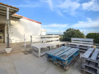 outside