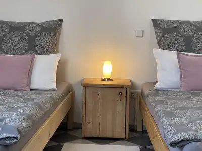 Zimmer 2 mit Einzelbetten Ferienhaus Marktredwitz