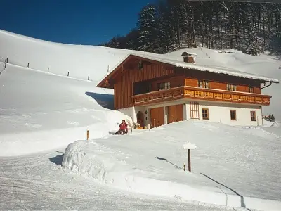 Winteransicht Ferienhaus