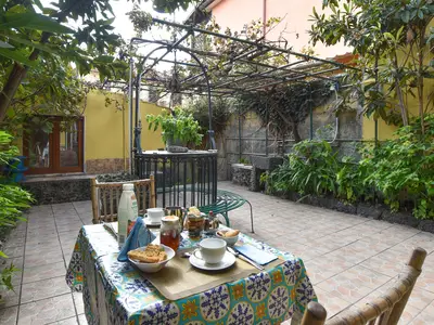 outside