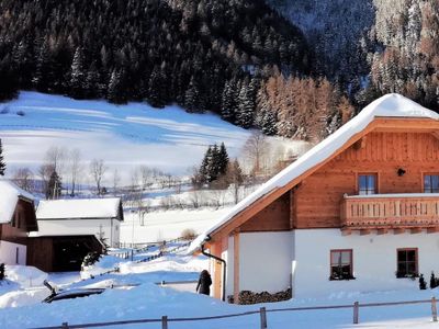 Außenseite Ferienhaus [Winter]