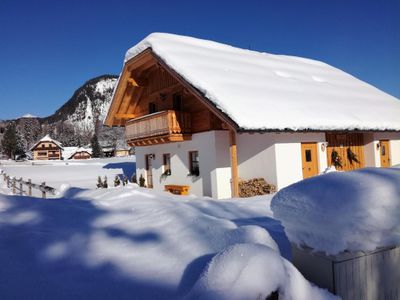 Außenseite Ferienhaus [Winter]