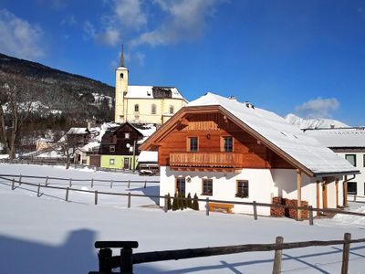 Außenseite Ferienhaus [Winter]