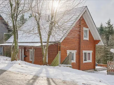 Außenseite Ferienhaus [Winter]