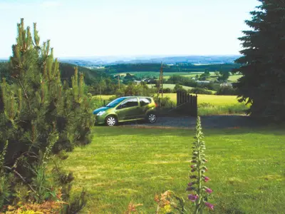 outside