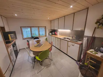 offene Küche zum Wohnzimmer