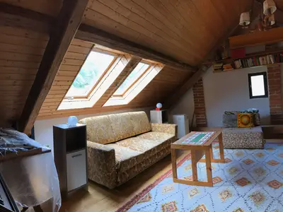 Dachgeschoss mit Schlafsofa