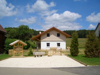 Ferienhaus Geyerbad mit großem Parkplatz