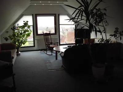 Wohnzimmer mit Fernseher
