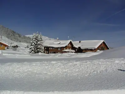 Haus im Winter