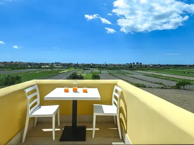 outside