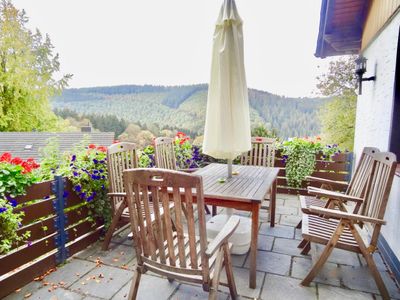 "Schöne Aussicht am Eifelsteig" Terrasse