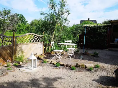 Sonniger Frühstücks Platz