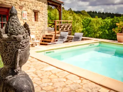 Pool des Ferienhauses