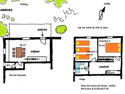 plan gîte