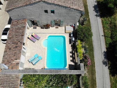 Schwimmbad des Ferienhauses