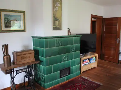 Kamin im Wohnzimmer