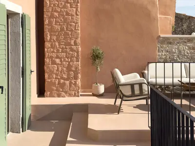 outside