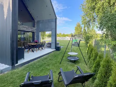 outside
