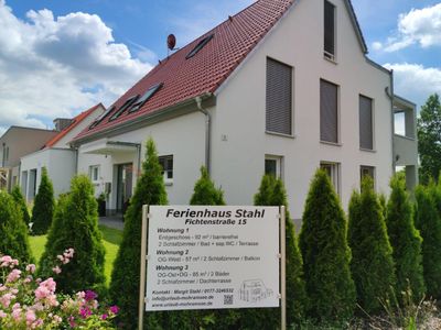 Nordansicht Ferienhaus Stahl, Fichtenstr. 15, Muhr a. See