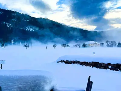Aussicht vom Ferienhaus [Winter]