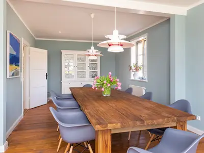 Esszimmer in Hanjes Kapitänshaus