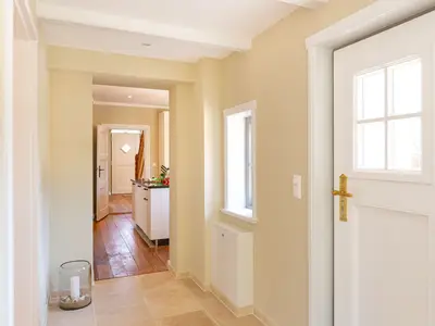 Hinterer Flur in Hanjes Kapitänshaus in Nebel