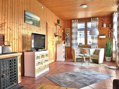 Wohnzimmer mit Leseecke