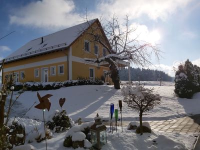 Winter Ferienhaus Schneeberger