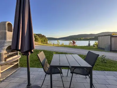 Aussicht vom Ferienhaus [Sommer]