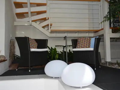 Sitzecke im Wintergarten