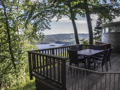Ferienhaus Waldhaus Anne Terrasse