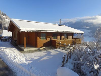 Außenseite Ferienhaus [Winter]