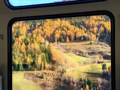 Malerische Zugfahrt nach Niederwald