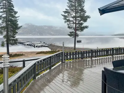 outside