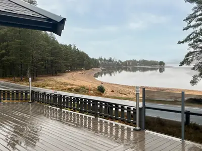 outside