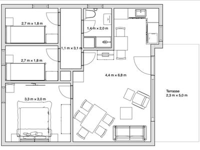 Ferienhaus für 4 Personen (53 m²) in Norden Norddeich 8/8