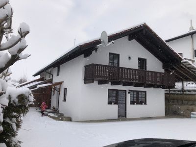 Ferienhaus am Freizeitgebiet Hocheck im Winter