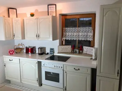 Die Küche im Ferienhaus