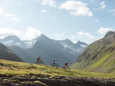 mountainbiking and e- biking in Obergurgl