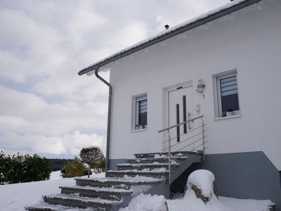 Haus im Winter