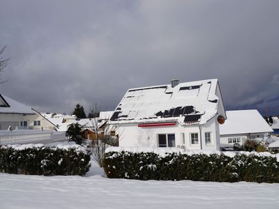 Haus im Winter