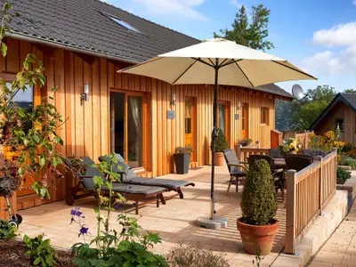 Ferienhaus Kuhstall: Terrasse