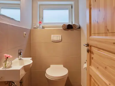 Ferienhaus Kuhstall: separates WC