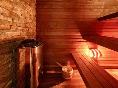 Rheinblick-Chalet: Sauna