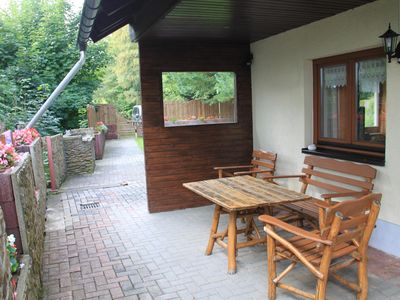 Überdachte Terrasse