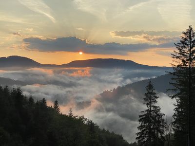 Sonnuntergang über dem Wolftal